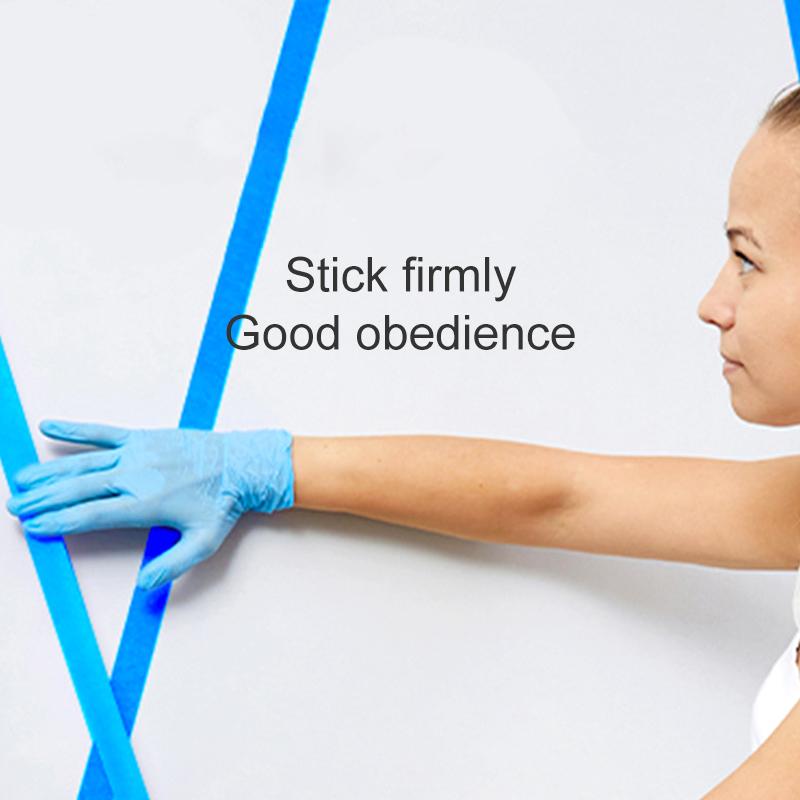 2/6/10Roll Home Security Masking Easy Removal Blue Multi-surface Construction Paint Tape 20M/Roll Wall Painting