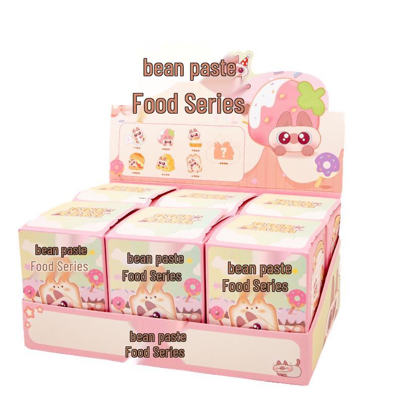 Creative Cute Cartoon Cat Emotion Blind Box Resin Desk Figurine Gift