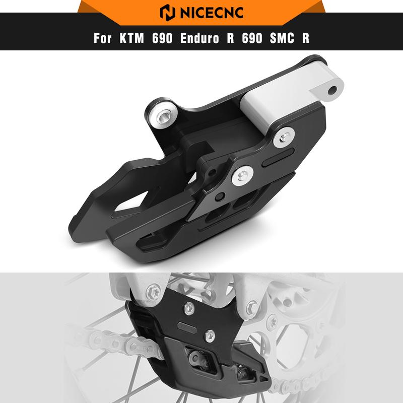 NICECNC Motorcycle Chain Guide For KTM 690 Enduro R 690 SMC R 2008-2022 For Husqvarna 701 Enduro R 701 Supermoto 2016-2022