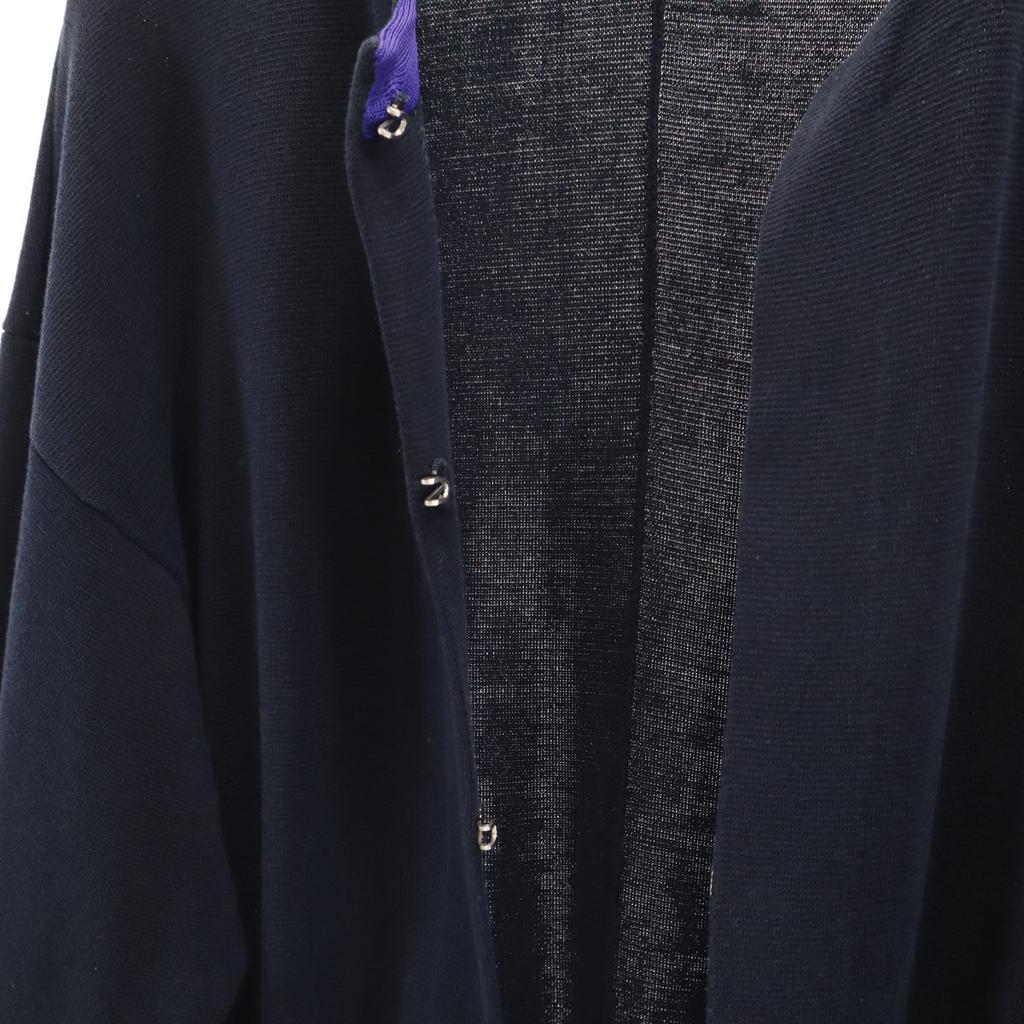 PS Paul Smith Long Sleeve Long Knit Cardigan M Navy Women Used