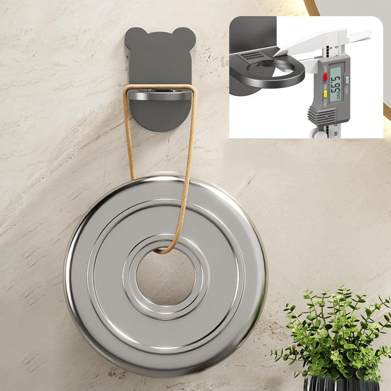 Universelles Duschgel-Flaschenregal, verstellbarer Shampoo-Flaschenhalter, Handseifenspender, Haken zur Wandmontage, kostenloses Stanzen