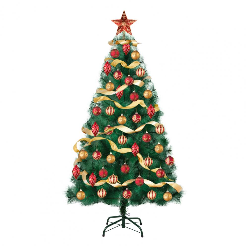 4/5/6/7/8FT Artificial Christmas Tree, Imitation Pine Needle Christmas Tree, Simulated Pine Needle Xmas Tree, Winter Party Decor