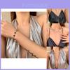 Elegant Women's Colorful Crystal Metal Lock Chain Necklaces For Stylish Looks