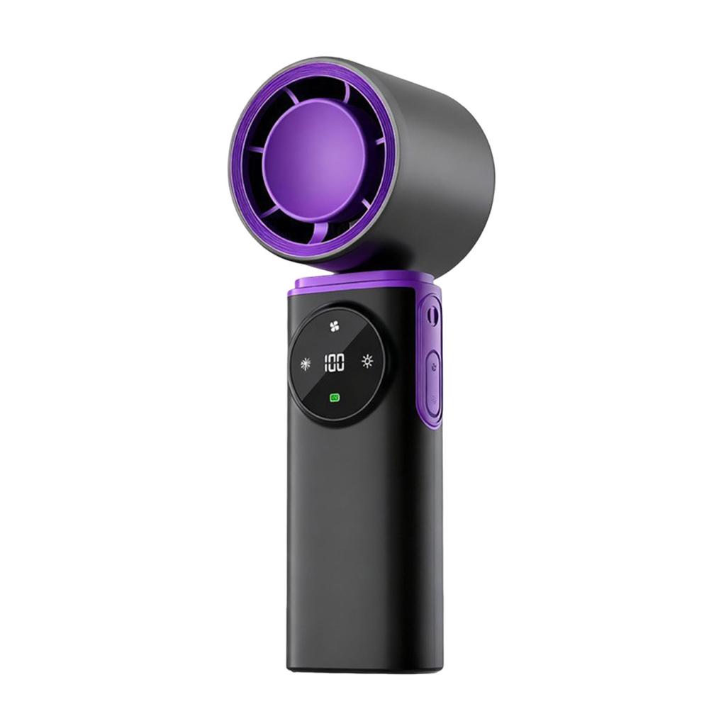 Mini Pocket Cooling Fan with Ice Cooling Rechargeable Personal Fan 3600mAh for Travel Outdoor Activities Gifts for Women