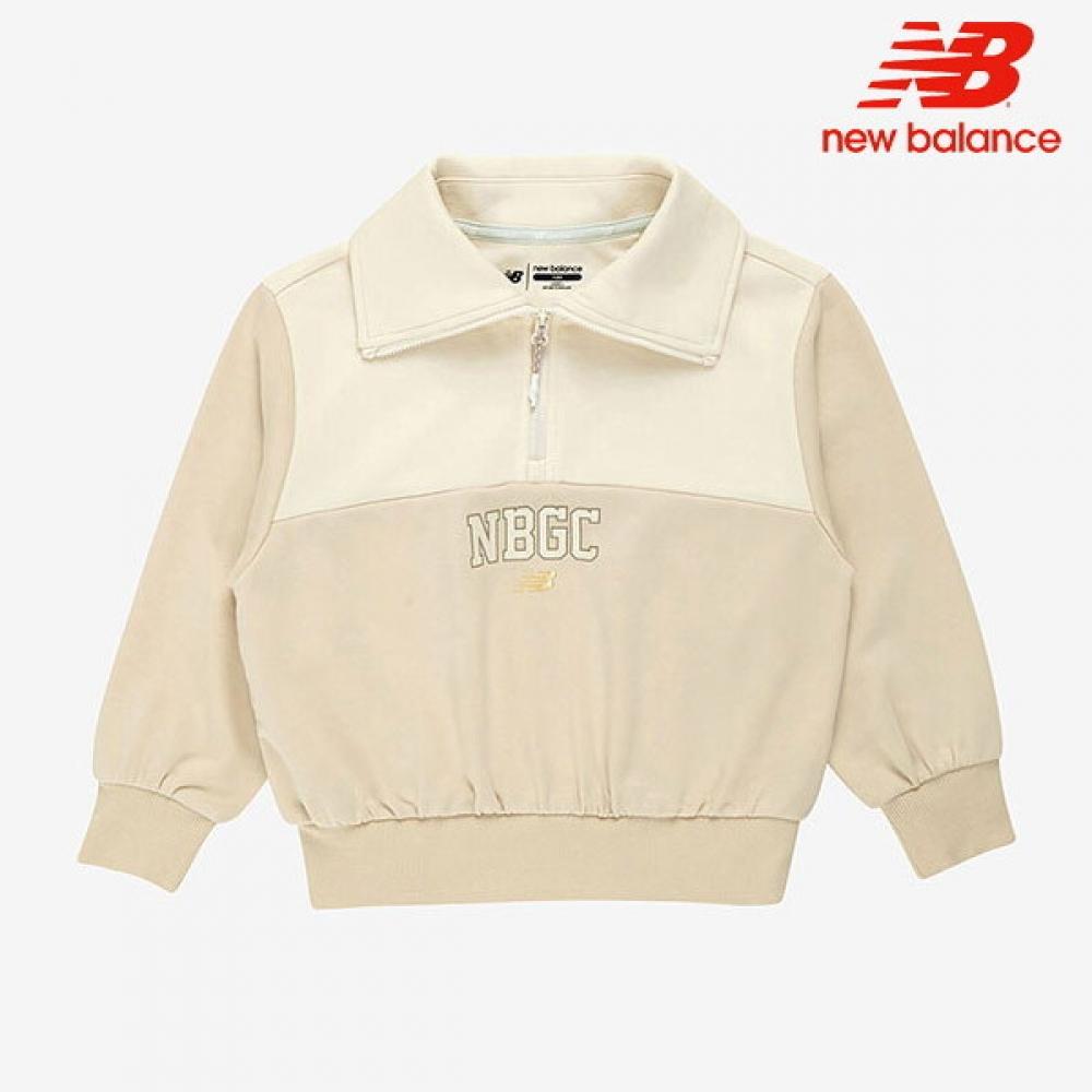 

New Balance Nbgc Girls Half Zip Up Sweatshirt Nk9cd4801g 36 Sweatshirt 120/size