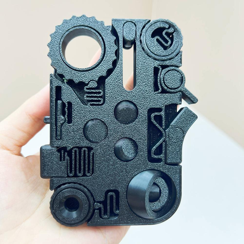 Fidget Spinner Stress Relief Toy For Kids Adult 3D Printed Large EDC Stress Relief & Focus Fidget Spinner Toy Creative Gift G8L1