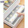 1 Roll Daisy Shelf Liner For Kitchen Cabinets EVA Waterproof Fridge Pad Cupboard Mat Easy Placemats Non-Adhesive Drawer Liner
