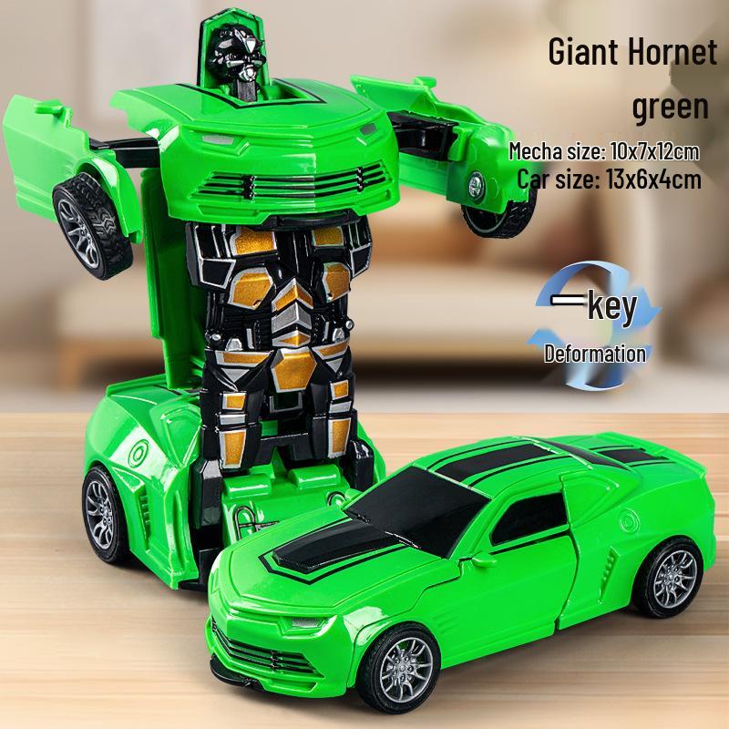 Inertia Collision Robot Car: Transforming Toy for Kids Aged 7-10