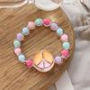 Cartoon Children's Bracelet Girl Princess Jelly Colored Beaded Cute Girl Baby Bracelet Student Jewelry