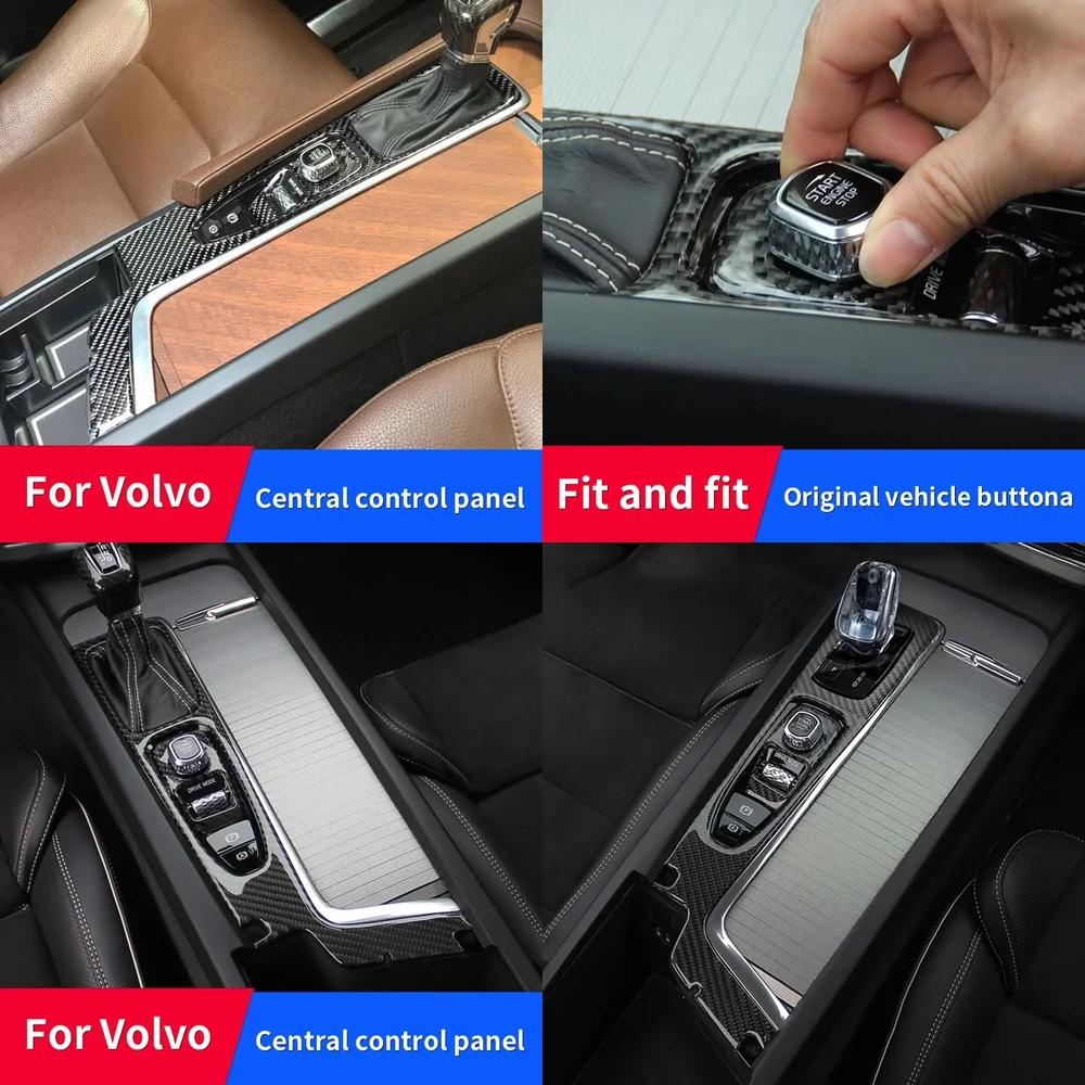 For VOLVO V60 S60 XC60 Car Interior Center Console Protective Film Anti Scratch Repair Film Carbon Fiber Auto Accessories Refit