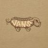 Women's Vans T-Shirts Women's Brown Crew Neck Moderate