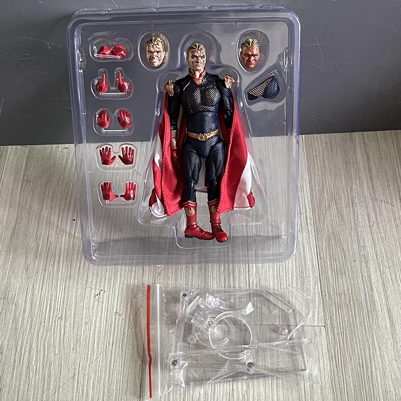 Anime Mafex 151 The Boys Homelander 269 Homelander Blood splatter Figure Model Movie Birthday Christmas Gifts Doll