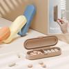 Ultra Mini Portable Medicine Box Magnetic Suction Dispensing Box Portable Special Small Medicine Box Sealed And Light