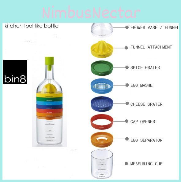 Multifunction 8 In 1 Kitchen Tools Slicer Grater Stylish Gadget For Effortless Cooking