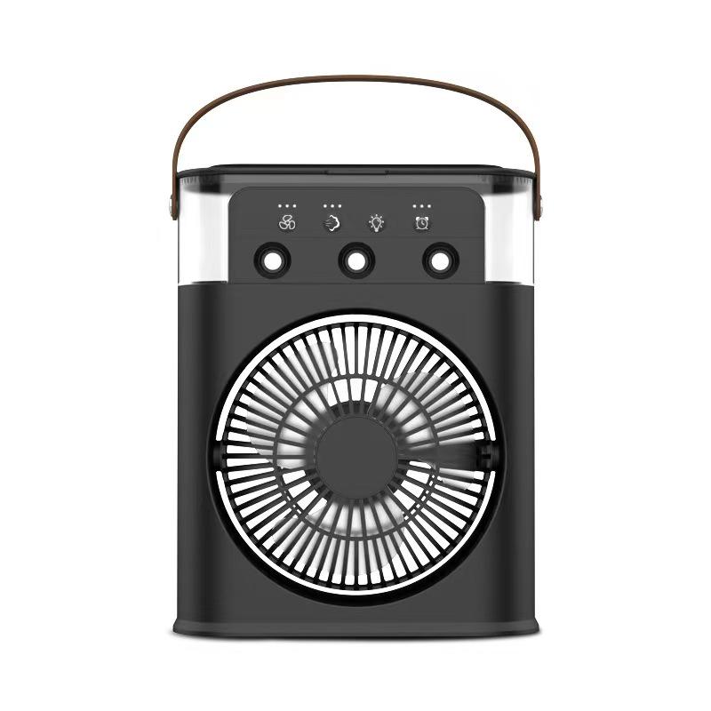 Rechargeable Multifunction Atomizing Humidifier & Low-Noise Cooling Fan 27*17.5 cm чёрный