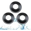 3 Pack Tub Drain Stopper Gasket, Stopper Bathtub Drain Gasket Replacement for Tip Toe Style Drain Cartridges(2-1/16 In. X 1 In. X 1/4 In)