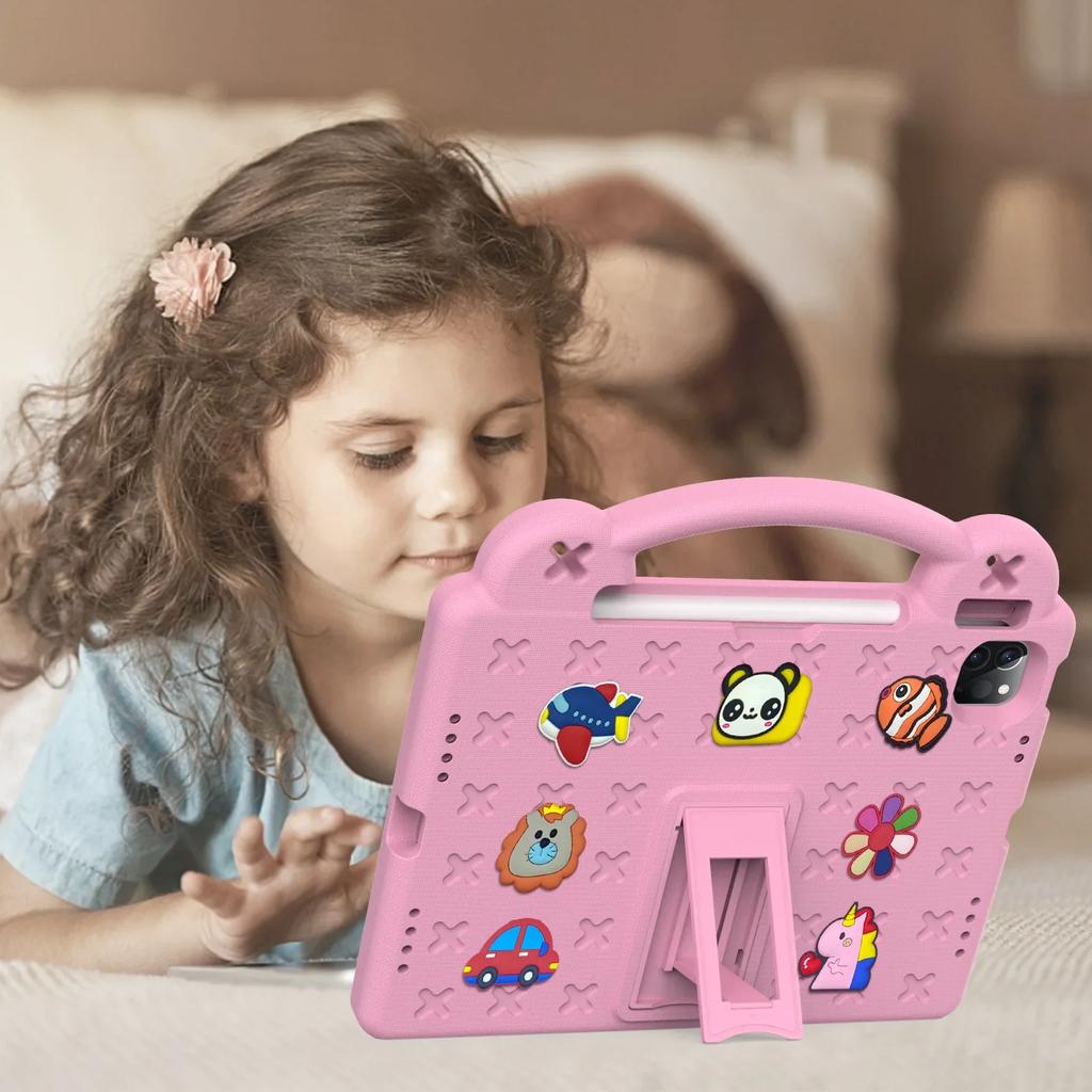 Stand Tablet Case For iPad Pro Air 4 5 6 7 8 9 10th 11th Generation Mini with Handle A16 9.7 10.2 11 10.9 12.9 13 Cover