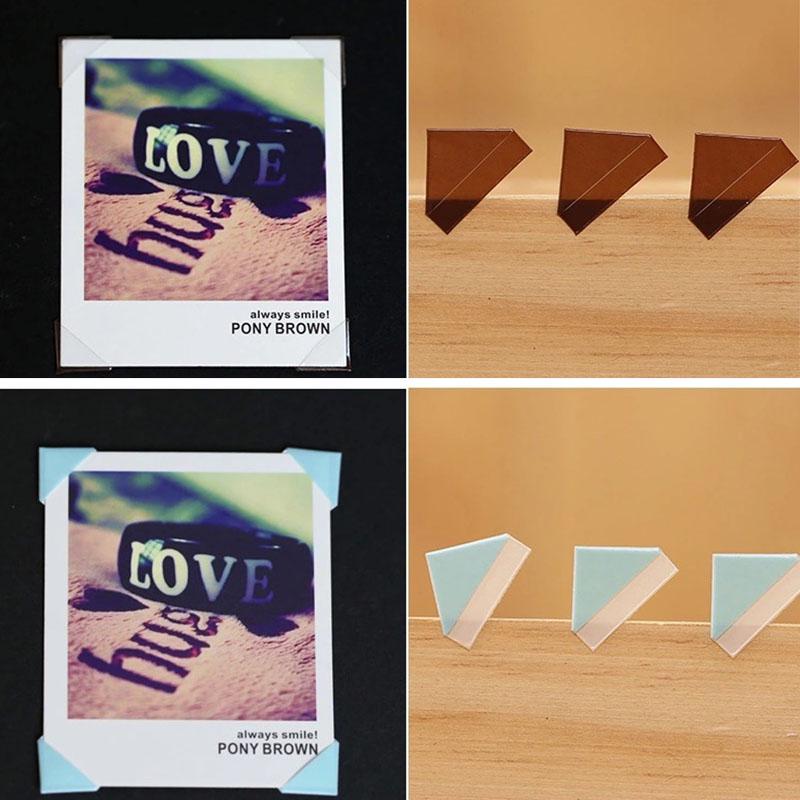 

Простота Аксессуары Рамка Наклейки для фотографий Фотоальбомы Украшение дома Фотоальбом Угловая палочка Бумажный уголок Альбомы для скрапбукинга Красочные