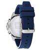 Tommy Hilfiger MASON 1791791 Men's Wristwatch, Round Stainless Steel Case, Day-Date Calendar, Crystal Glass, Blue