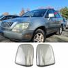 ABS Chrome Rearview Mirror Lamp Side Cover Trim For 1998-2003 Lexus RX300 2pcs