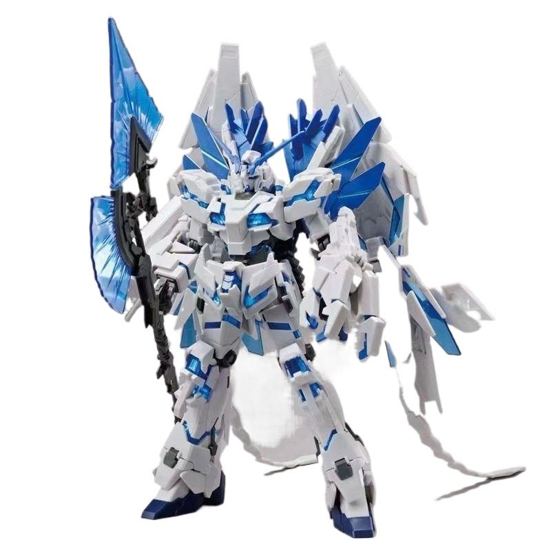 Hg 1/144 Star Motion Perfect Unicorn Rx-0  Assembly Model Kit  Action Figures Plastic Model Toys Collectible Model Boy S Present