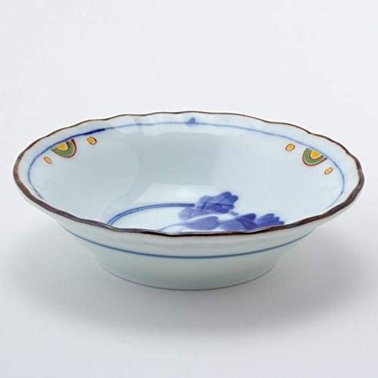 Saikaitoki Hasami-yaki small bowl set somenishiki-e variation diameter 9.5cm 5 designs tableware gift birthday stylish microwave safe dishwasher made