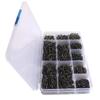 1000Pcs Carbon Steel Fishing Fixed Hooks Durable Barbed Fishing Hooks  Sea Tackle Accessories
