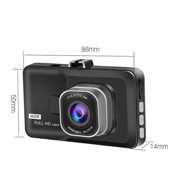3 Inch Dash Cam Car DVR Video Recorder HD 1080P Cycle Recording Night Vision Wide Angle Driving Recorder Dashcam Video Registrar