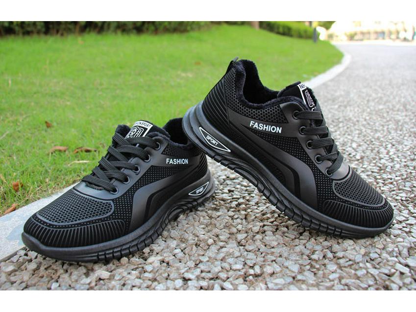2025 Men's Plus Size Casual Leather Shoes - Warm, Lightweight, and Simple for Autumn/Winter