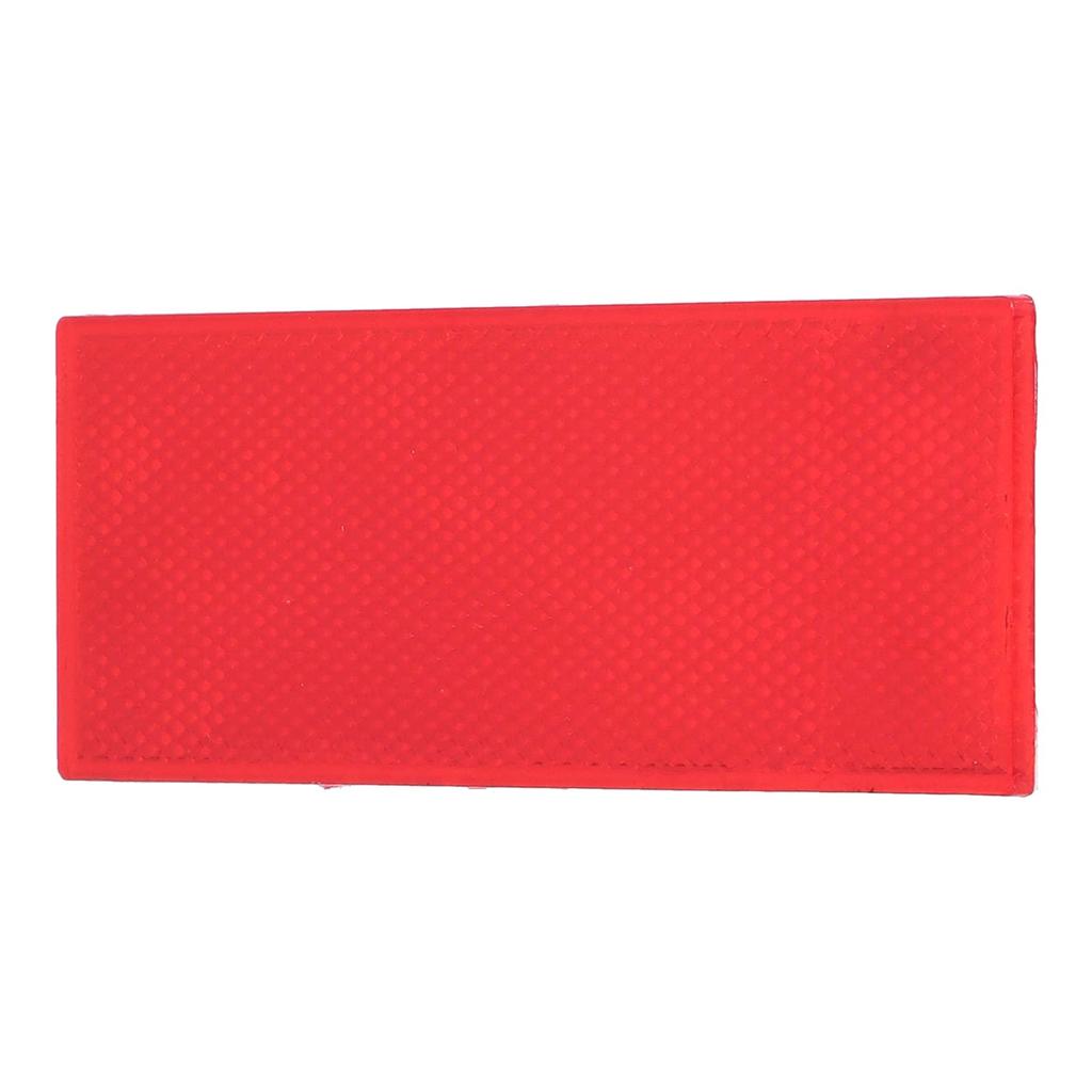 High Reflective Red Rectangle Warning Reflector Sticker for Truck Trailer, Stick Anywhere, Super Durable