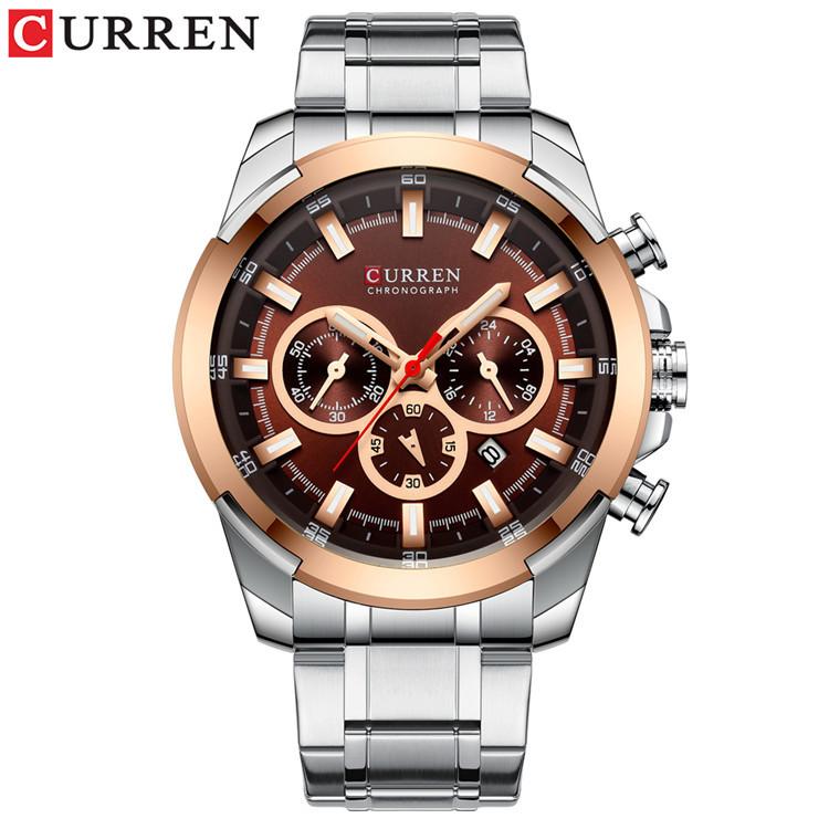 CURREN Men's Six-pin Calendar Men's Watch Business Waterproof Quartz Watch