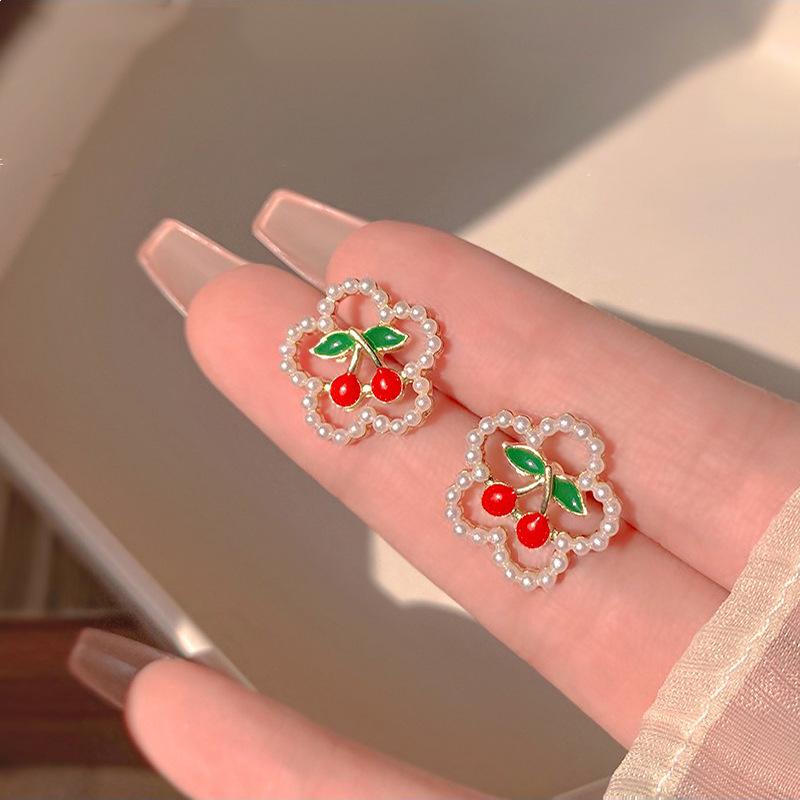 S925 Silver Needle Cherry Blossom Hollow Stud Earrings - 2023 Elegant Fashion Versatile Jewelry