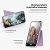 Case for Galaxy S25+ - Leather/PU, Purple, With Card Holder