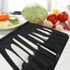 Chef Cutter Case Large Capacity Multi Slots Stain Resistant Sturdy Handle Easy To Carry Storage Oxford Cloth Strong Bearing Chef Roll Bag Kitchen