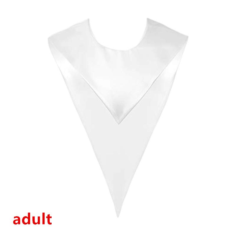 

V Shape V Stole Plain Design Reversible Choir Stole Solid Color Solid Color Stole Unisex Academic Celebration Accessories A9