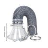 Soldering Fume Extraction Hood Assembly Adjustable Solder with Flexible Exhaust Duct