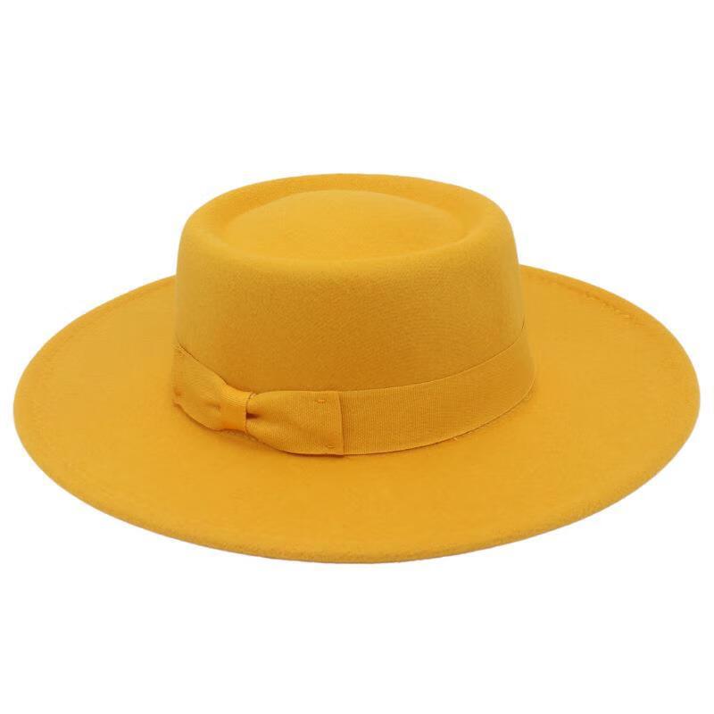 Wool Blend Felt Fedora Hat