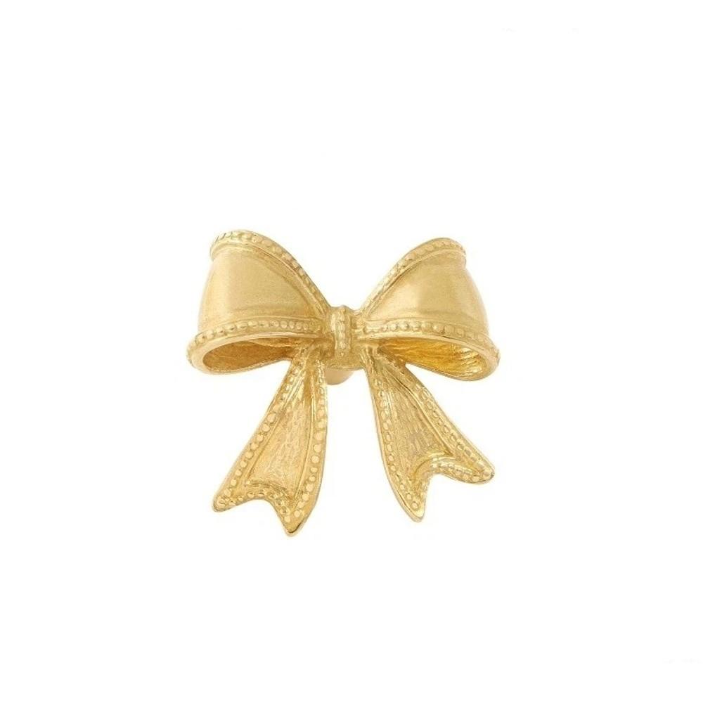 

Retro Bow Shape Bow Tie Brass Handle Home Decor Retro Style Bow Drawer Pulls Cabinet Pulls Wardrobe золотий