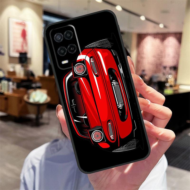 JDM Car RX7 MX5 Case For Oppo A40 A60 A80 A18 A38 A58 A78 A98 A16 A76 A96 A15 A17 A77 A74 A94 A54 A57S Cover