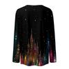 Long Sleeve Shirts For Women Cute Print Graphic Tees Blouses Casual Plus Size Basic Tops Pullover