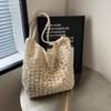 Lace Tote Bag With Magnetic Closure For Casual Daily Use