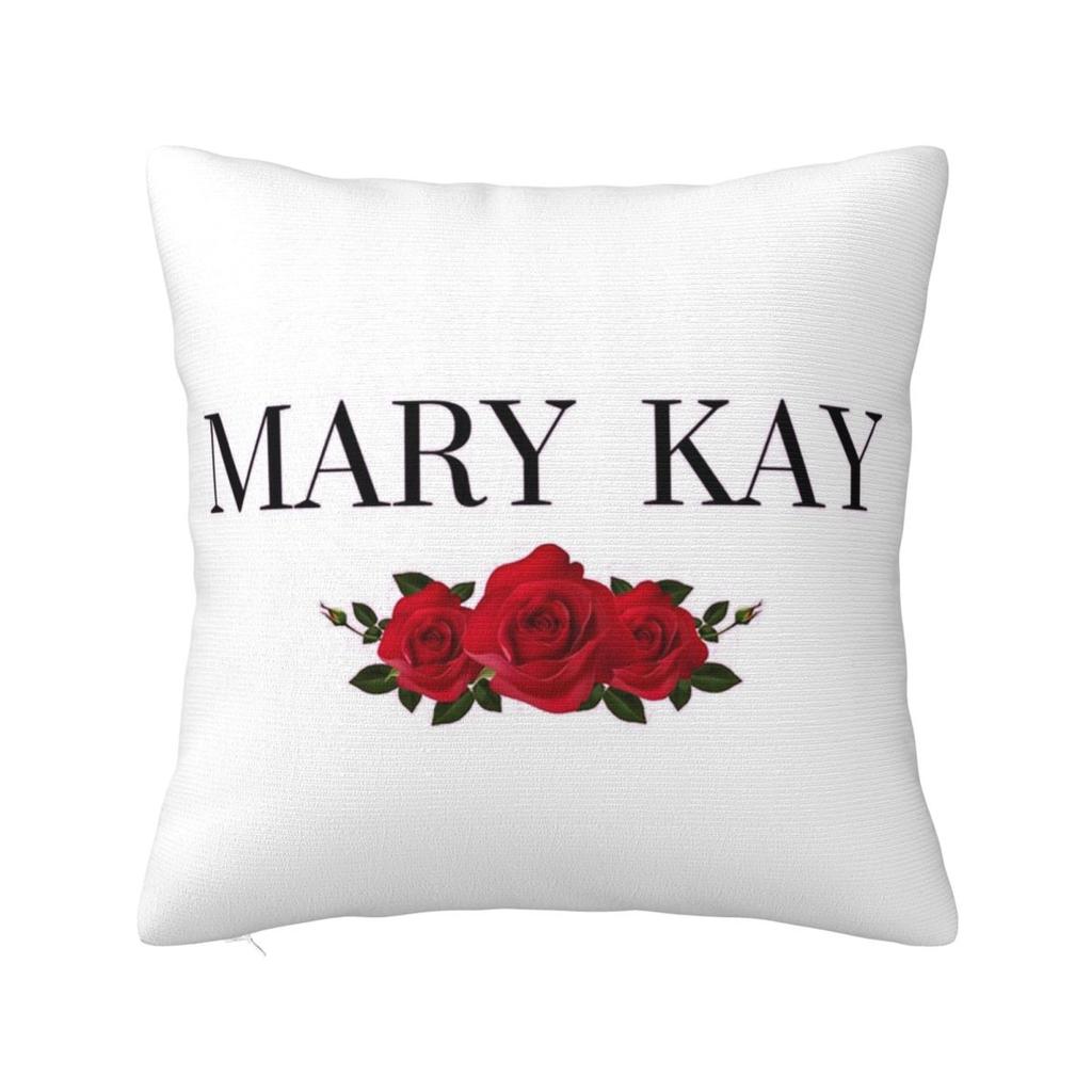 Mary Kay Cosmetics Square Pillowcase Cushion Cover Pillow Case Throw Pillow Cover for Home Sofa Living Room