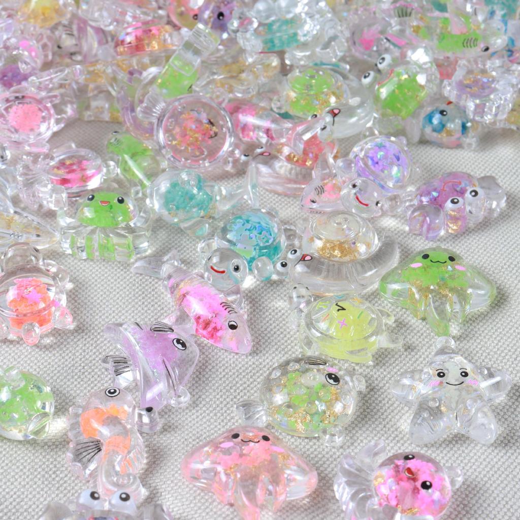 DIY Marine Animal Luminous Acrylic Pendant & Turtle Mobile Phone Lanyard