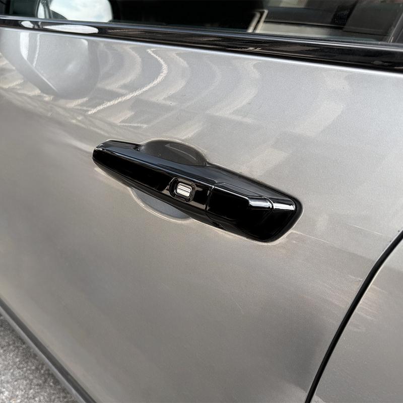 Carbon Fiber Car Exterior Door Handles Trim Cover Car Decorative Strips For Chevrolet Equinox 2025 2026 LHD