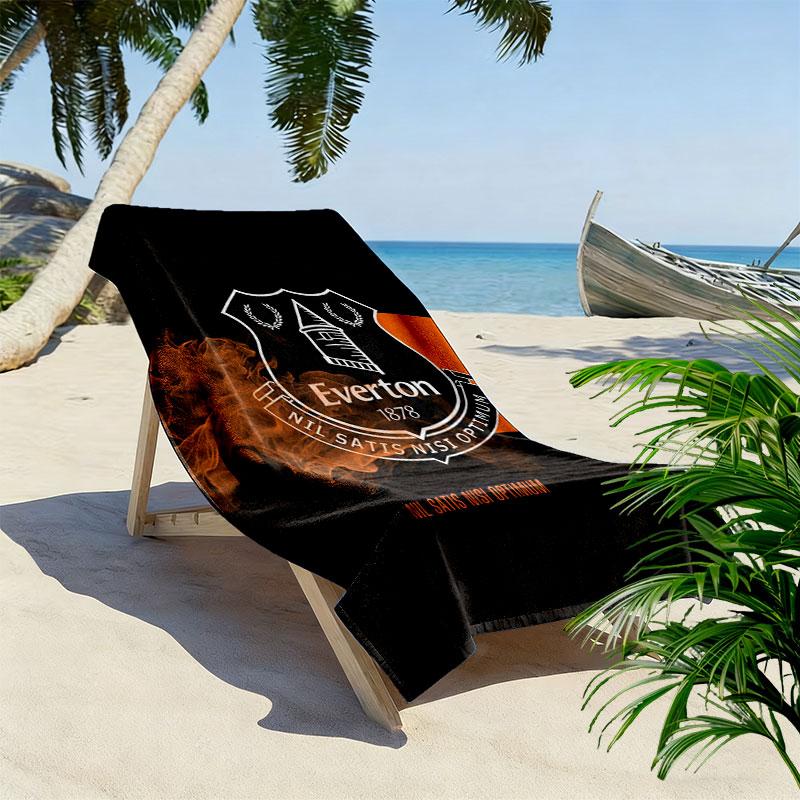 The Toffees logo Print Beach Towel, Large Soft Quick Dry Towel for Beach Camping Swimming