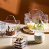 10 Set Geburtstagstorte Box Transparent Mini 2 Zoll 3 Zoll 4 Zoll Backen Kuchen Tragbare Verpackungsbox West Point Tragbare Verpackung