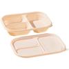 Yangge Biodegradable Corn Starch 5-Compartment Takeaway Containers