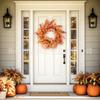 Artificial Eucalyptus Garland Door Hanging Decor Halloween Fall Harvest Festival Wreath 45cm 55cm Plastic