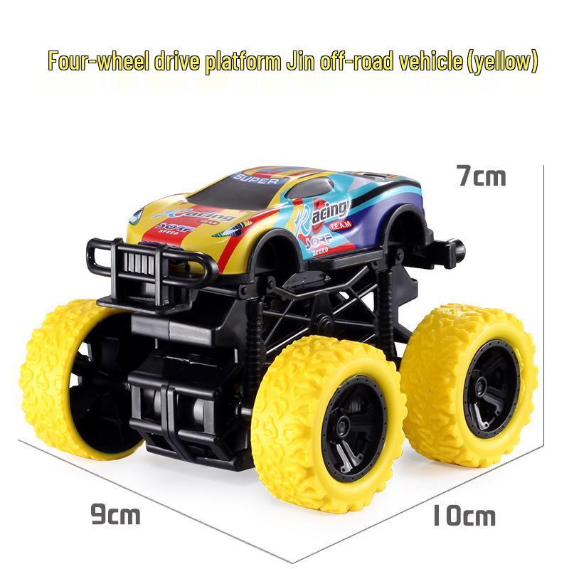 Kids' Inertial Excavator Toy Car: Off-Road Vehicle for Boys, Perfect for Small Gifts and Night Markets