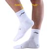 Li Ning Ankle Socks Unisex 3 Pack White YWTU043-1